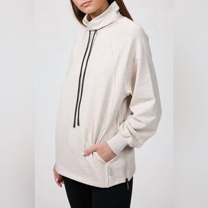 🔥Varley Atlas stretch-cotton jersey sweatshirt with a funnel neck women
